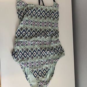 One-Piece with Lace-up Back